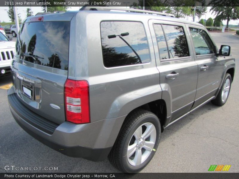 Mineral Gray Metallic / Dark Slate Gray 2011 Jeep Patriot Latitude
