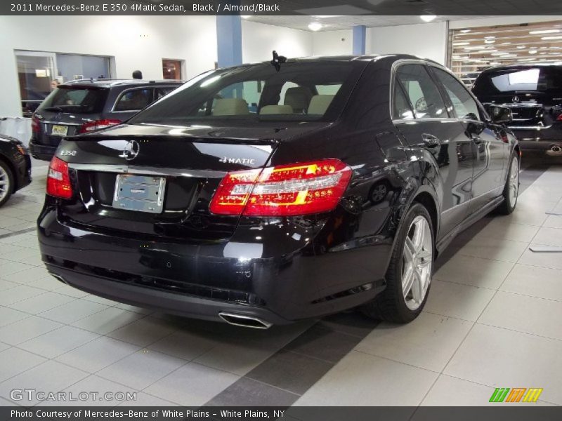 Black / Almond/Black 2011 Mercedes-Benz E 350 4Matic Sedan