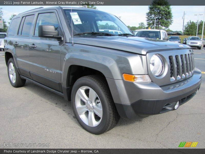 Mineral Gray Metallic / Dark Slate Gray 2011 Jeep Patriot Latitude
