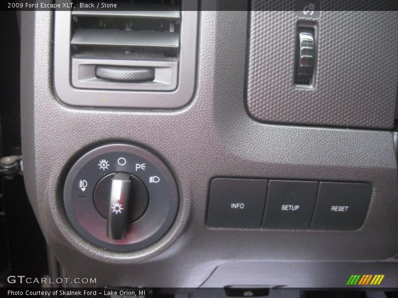 Black / Stone 2009 Ford Escape XLT