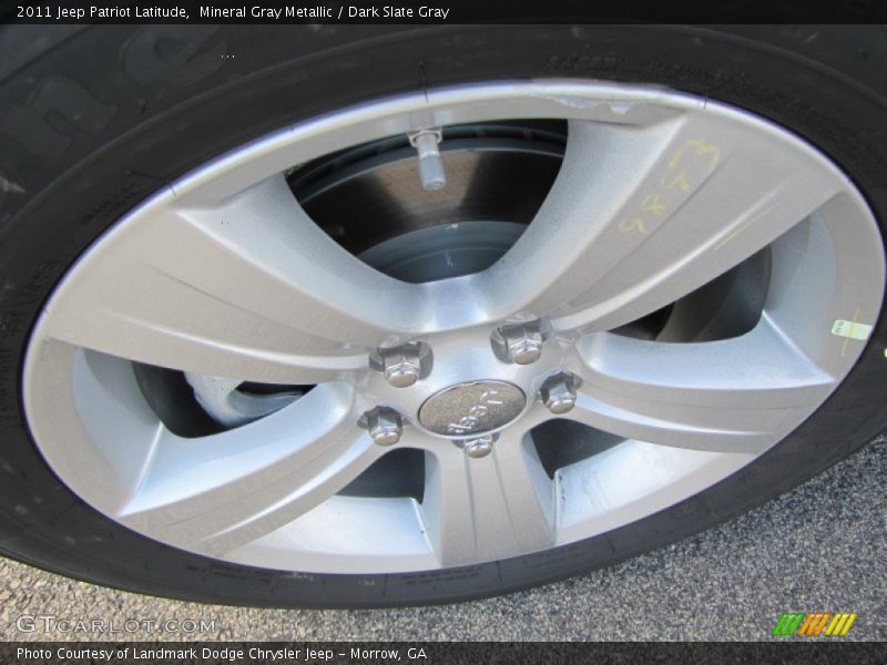 Mineral Gray Metallic / Dark Slate Gray 2011 Jeep Patriot Latitude