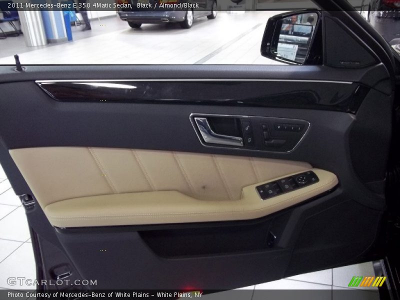 Black / Almond/Black 2011 Mercedes-Benz E 350 4Matic Sedan