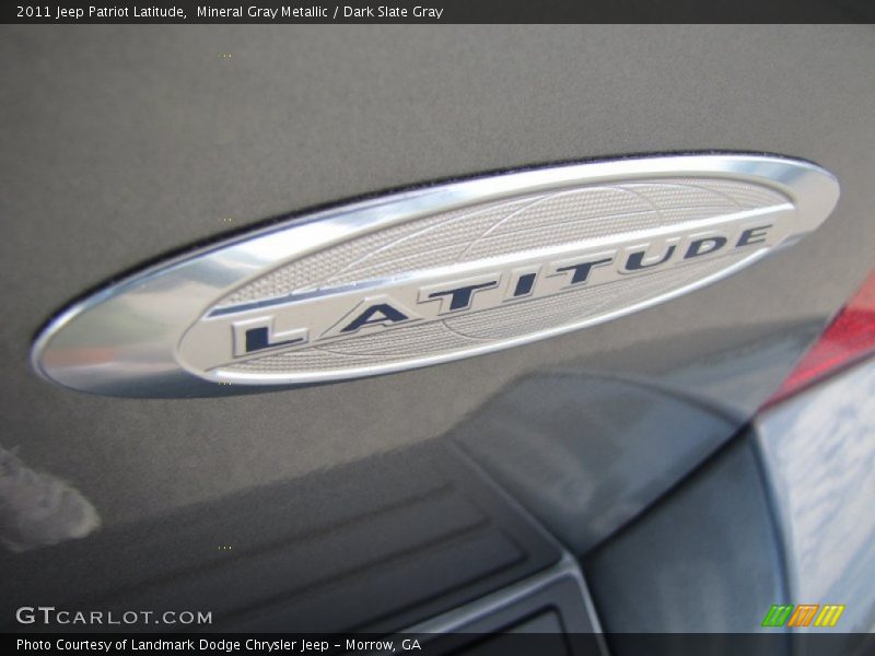 Mineral Gray Metallic / Dark Slate Gray 2011 Jeep Patriot Latitude