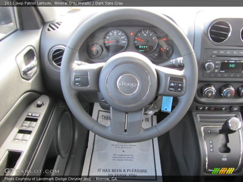 Mineral Gray Metallic / Dark Slate Gray 2011 Jeep Patriot Latitude