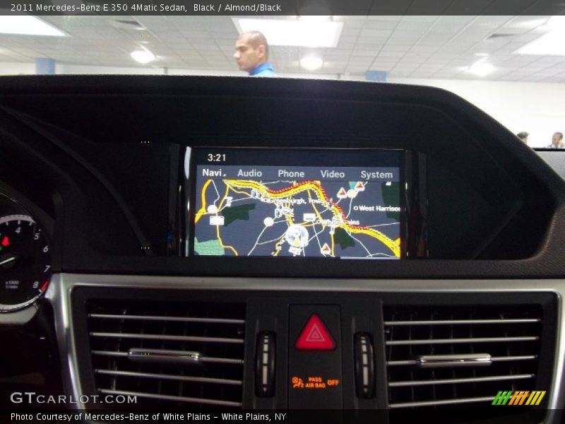 Black / Almond/Black 2011 Mercedes-Benz E 350 4Matic Sedan