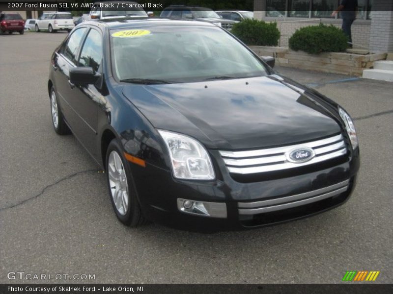Black / Charcoal Black 2007 Ford Fusion SEL V6 AWD
