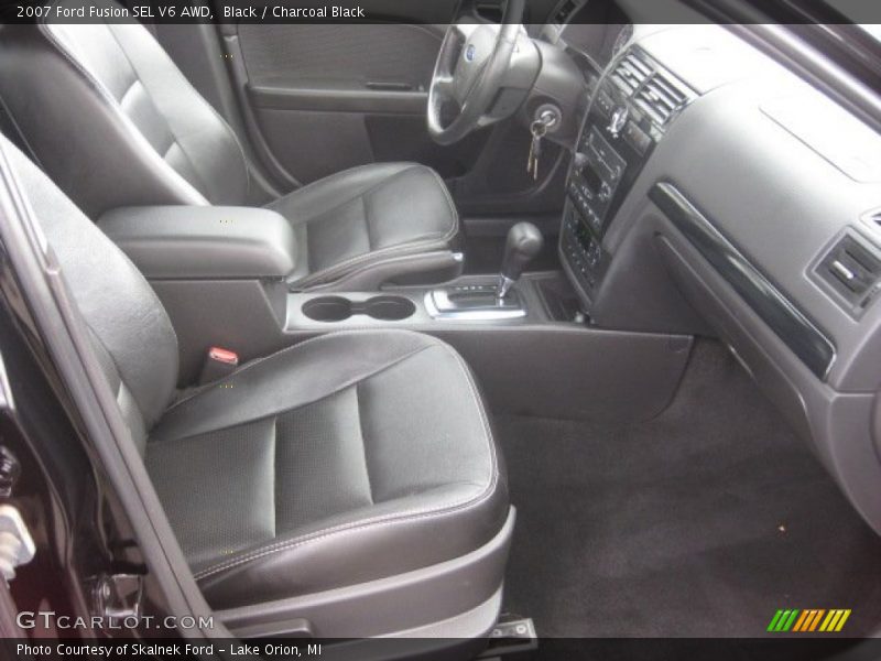 Black / Charcoal Black 2007 Ford Fusion SEL V6 AWD