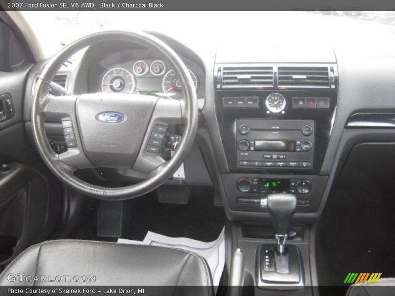 Black / Charcoal Black 2007 Ford Fusion SEL V6 AWD