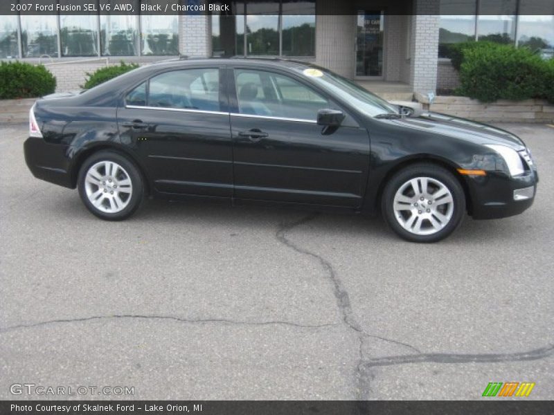 Black / Charcoal Black 2007 Ford Fusion SEL V6 AWD
