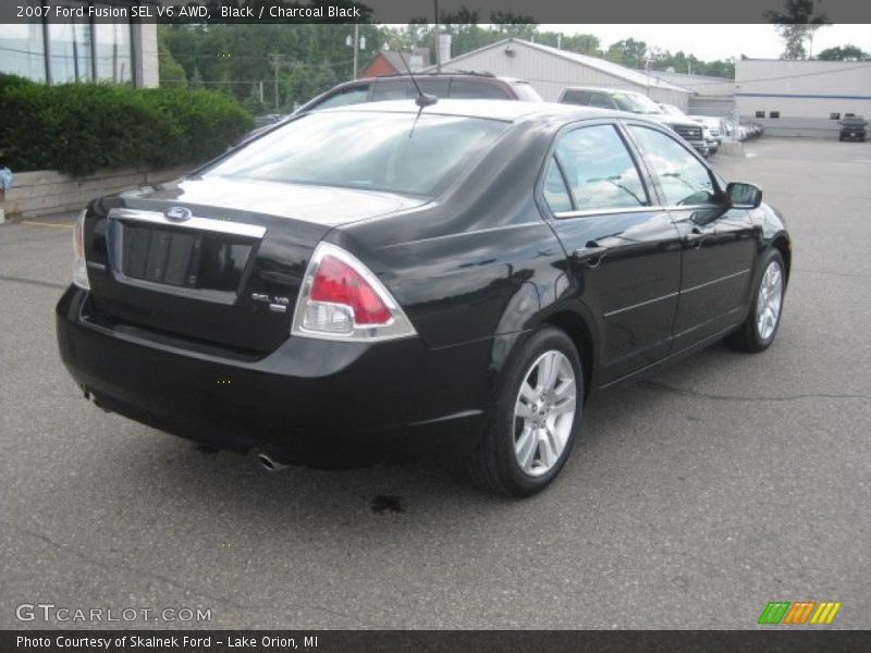 Black / Charcoal Black 2007 Ford Fusion SEL V6 AWD