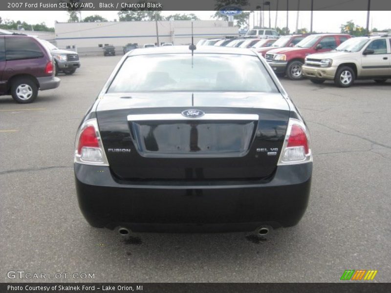 Black / Charcoal Black 2007 Ford Fusion SEL V6 AWD