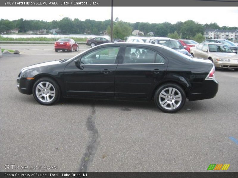 Black / Charcoal Black 2007 Ford Fusion SEL V6 AWD