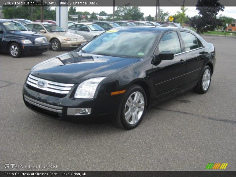 Black / Charcoal Black 2007 Ford Fusion SEL V6 AWD