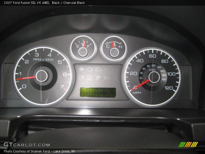 Black / Charcoal Black 2007 Ford Fusion SEL V6 AWD