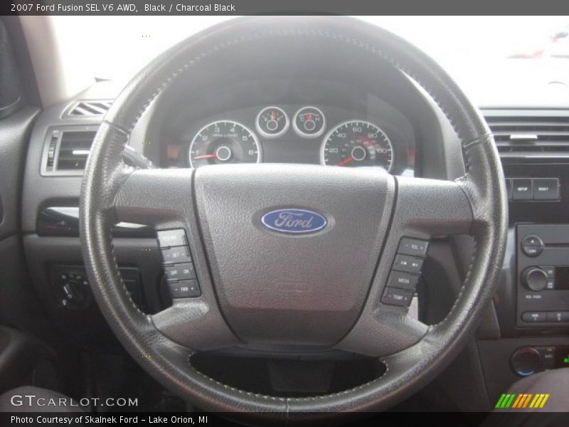 Black / Charcoal Black 2007 Ford Fusion SEL V6 AWD