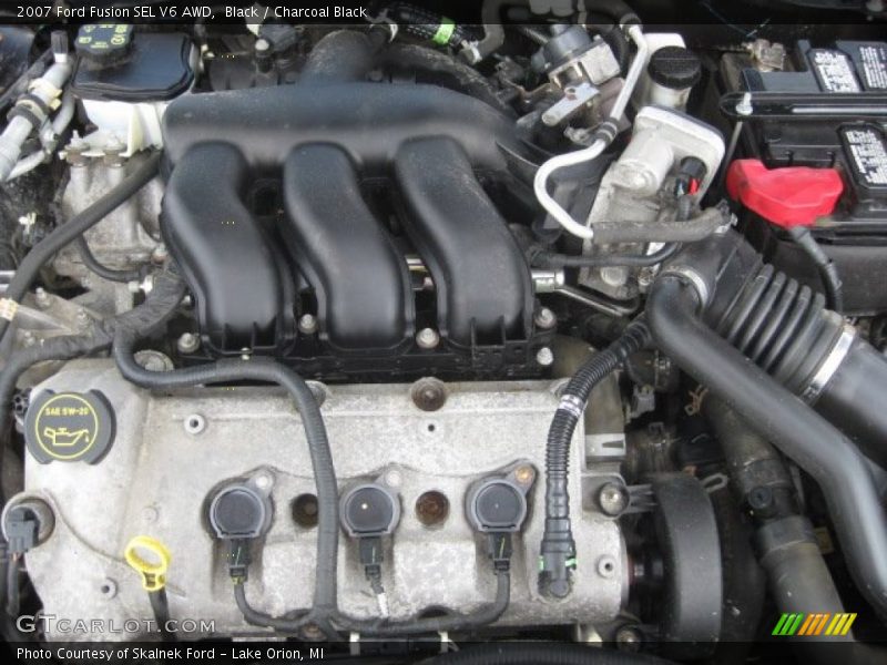 Black / Charcoal Black 2007 Ford Fusion SEL V6 AWD