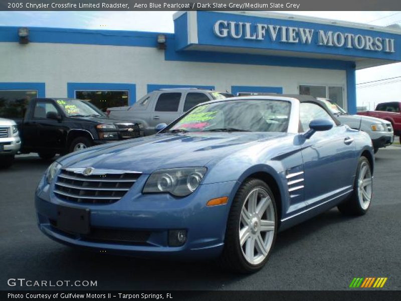 Aero Blue Pearlcoat / Dark Slate Grey/Medium Slate Grey 2005 Chrysler Crossfire Limited Roadster