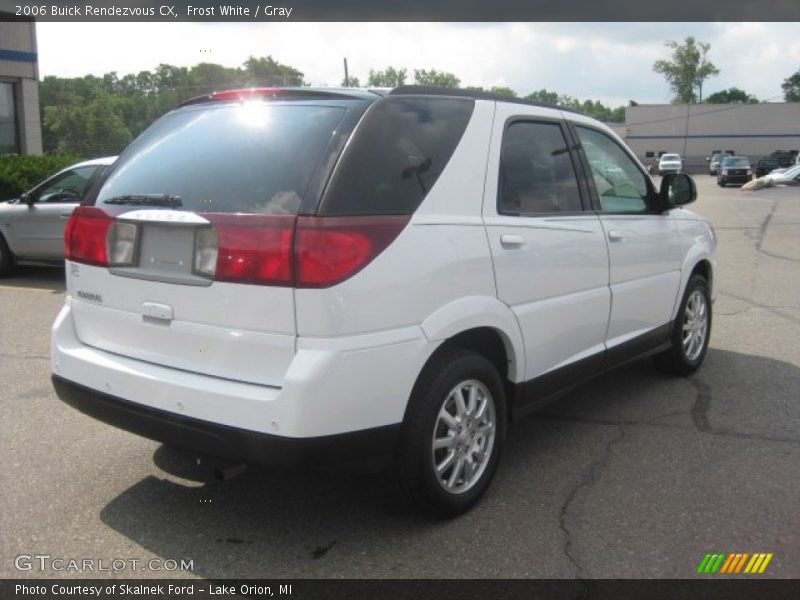 Frost White / Gray 2006 Buick Rendezvous CX