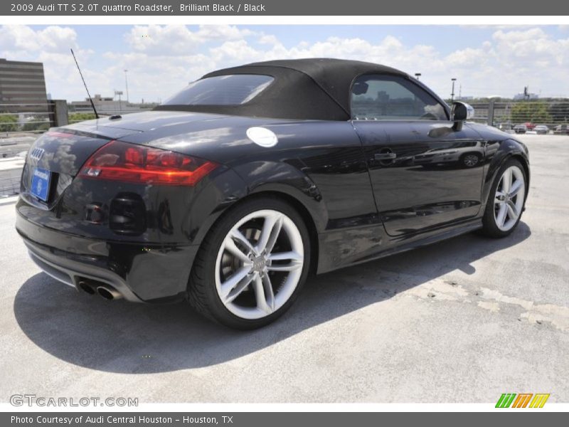Brilliant Black / Black 2009 Audi TT S 2.0T quattro Roadster