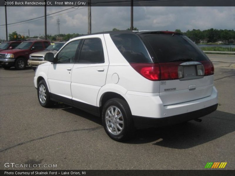 Frost White / Gray 2006 Buick Rendezvous CX