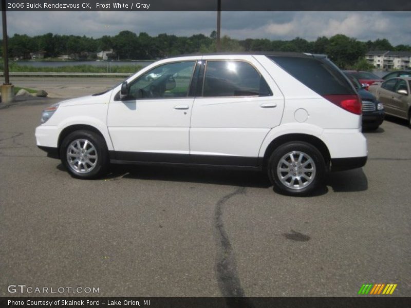 Frost White / Gray 2006 Buick Rendezvous CX