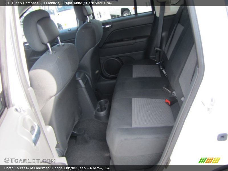 Bright White / Dark Slate Gray 2011 Jeep Compass 2.0 Latitude