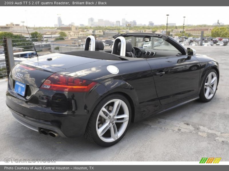 Brilliant Black / Black 2009 Audi TT S 2.0T quattro Roadster