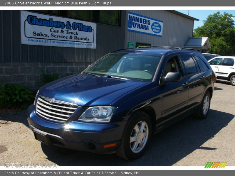 Midnight Blue Pearl / Light Taupe 2006 Chrysler Pacifica AWD