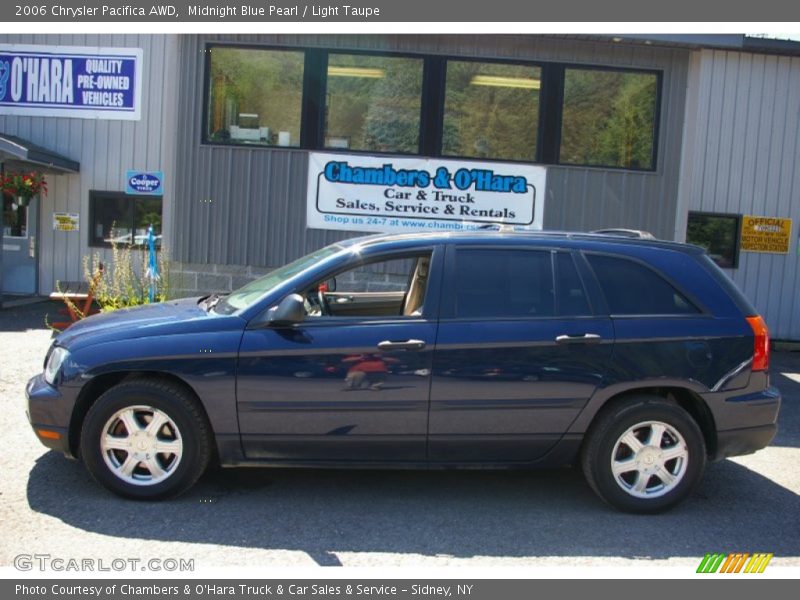 Midnight Blue Pearl / Light Taupe 2006 Chrysler Pacifica AWD