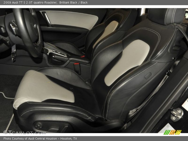  2009 TT S 2.0T quattro Roadster Black Interior