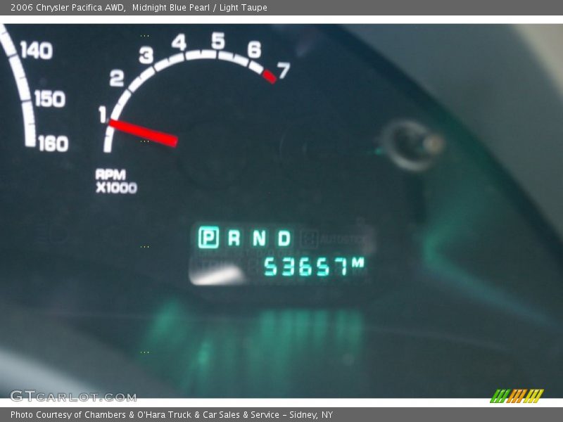Midnight Blue Pearl / Light Taupe 2006 Chrysler Pacifica AWD