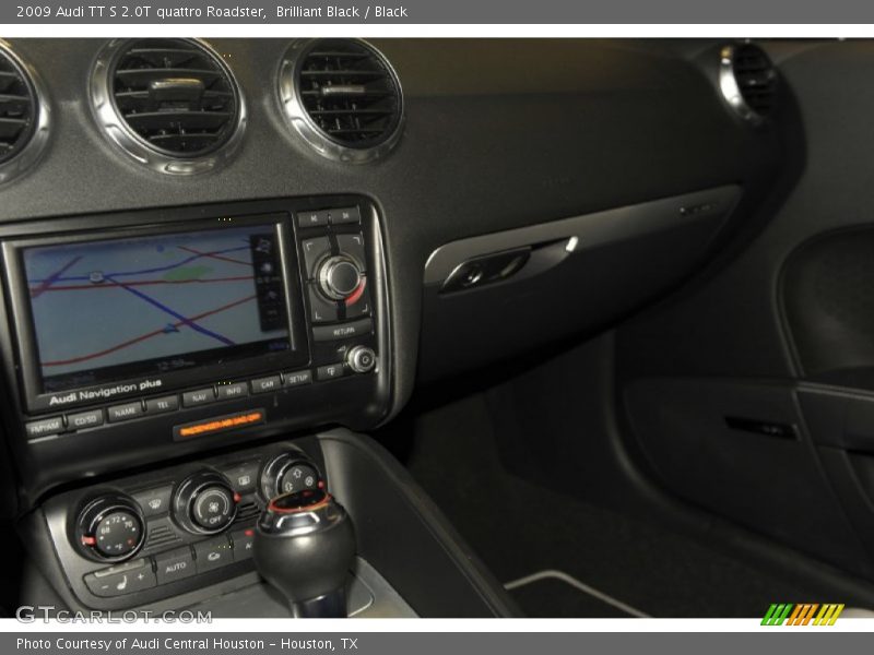 Brilliant Black / Black 2009 Audi TT S 2.0T quattro Roadster
