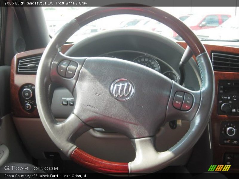 Frost White / Gray 2006 Buick Rendezvous CX