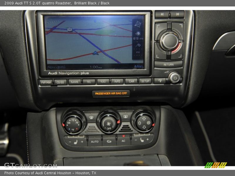 Controls of 2009 TT S 2.0T quattro Roadster