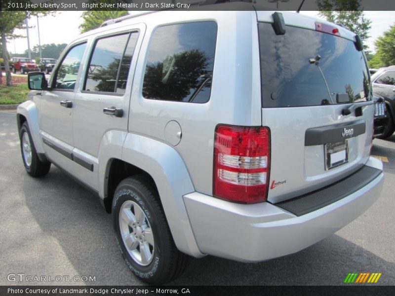 Bright Silver Metallic / Dark Slate Gray 2011 Jeep Liberty Sport