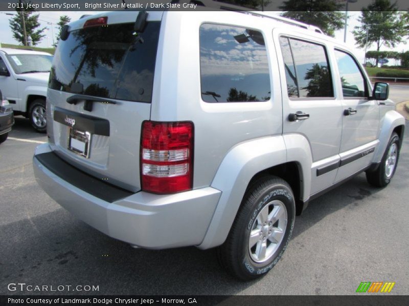 Bright Silver Metallic / Dark Slate Gray 2011 Jeep Liberty Sport