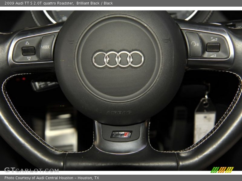 Brilliant Black / Black 2009 Audi TT S 2.0T quattro Roadster