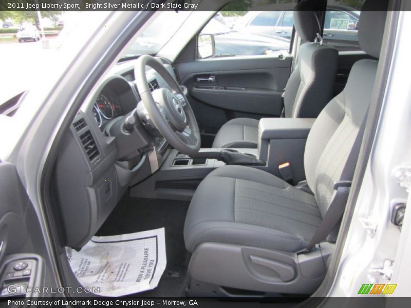 Bright Silver Metallic / Dark Slate Gray 2011 Jeep Liberty Sport