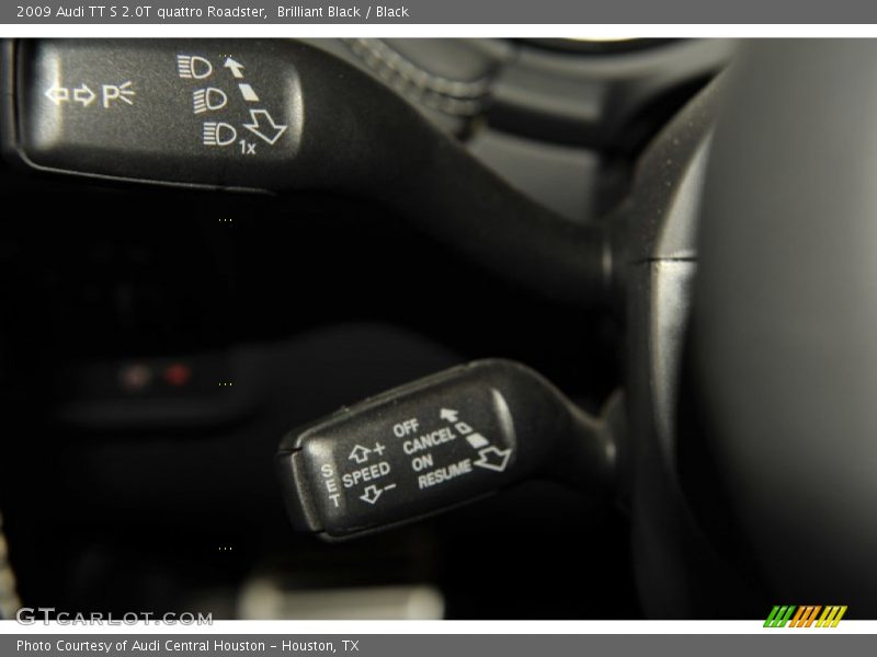 Controls of 2009 TT S 2.0T quattro Roadster