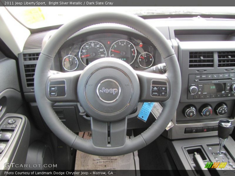 Bright Silver Metallic / Dark Slate Gray 2011 Jeep Liberty Sport
