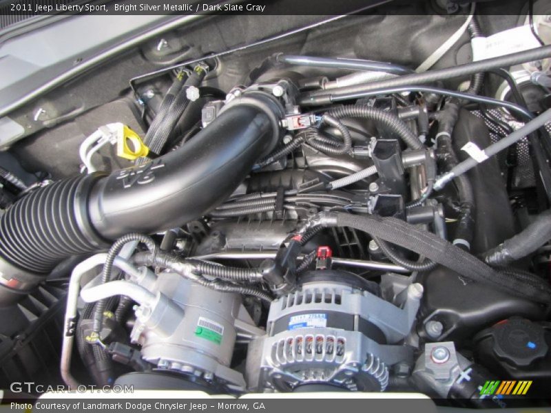Bright Silver Metallic / Dark Slate Gray 2011 Jeep Liberty Sport