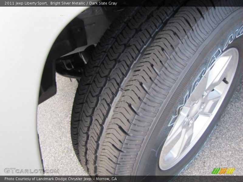 Bright Silver Metallic / Dark Slate Gray 2011 Jeep Liberty Sport