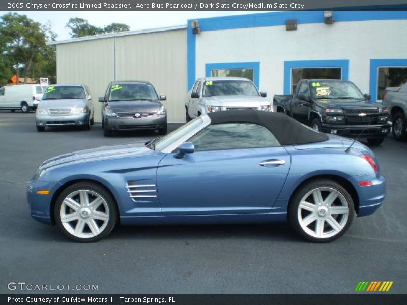 Aero Blue Pearlcoat / Dark Slate Grey/Medium Slate Grey 2005 Chrysler Crossfire Limited Roadster