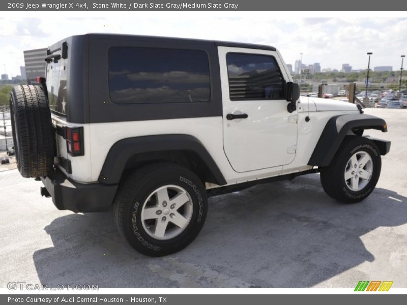 Stone White / Dark Slate Gray/Medium Slate Gray 2009 Jeep Wrangler X 4x4