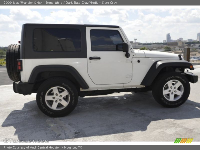Stone White / Dark Slate Gray/Medium Slate Gray 2009 Jeep Wrangler X 4x4