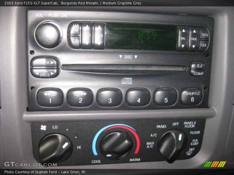 Controls of 2003 F150 XLT SuperCab