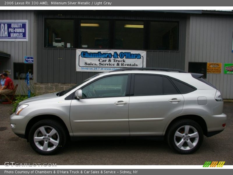Millenium Silver Metallic / Light Gray 2006 Lexus RX 330 AWD