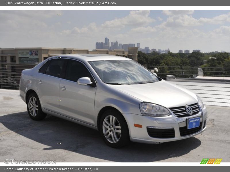 Reflex Silver Metallic / Art Grey 2009 Volkswagen Jetta TDI Sedan