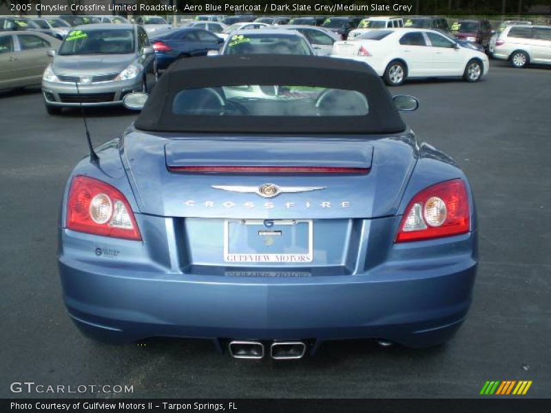 Aero Blue Pearlcoat / Dark Slate Grey/Medium Slate Grey 2005 Chrysler Crossfire Limited Roadster