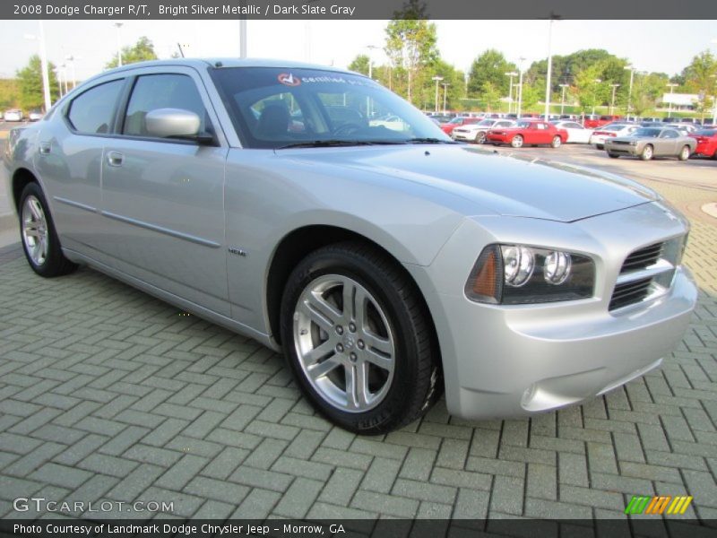 Bright Silver Metallic / Dark Slate Gray 2008 Dodge Charger R/T